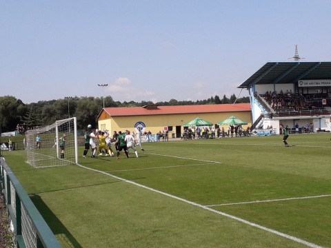 Áčko ztratilo dvoubrankové vedení a na Aritmě remizovalo 2:2